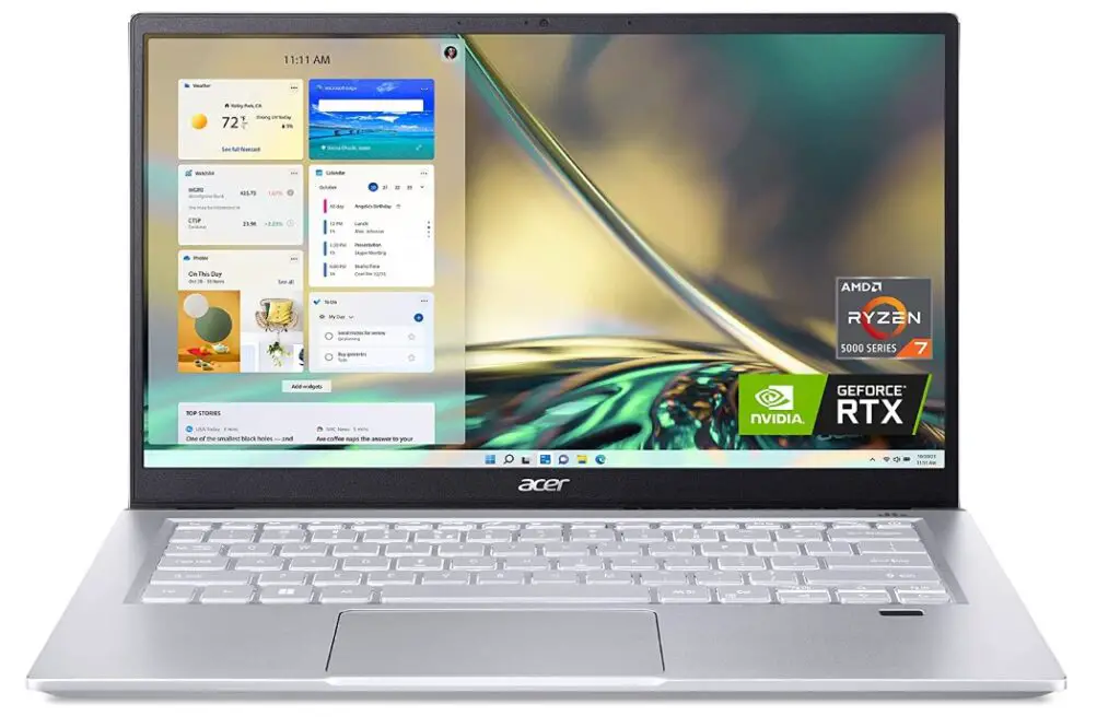 Acer Swift X SFX14-42G-R607 Creator Laptop for DJing